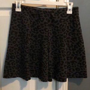 cheetah print skirt
